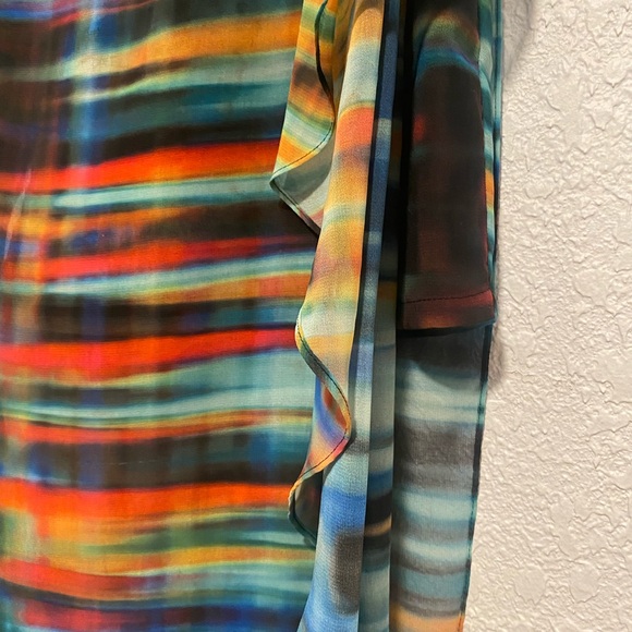 Bebe Chiffon asymmetrical skirt size 4 - Picture 6 of 8